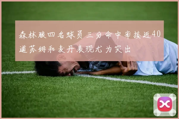 森林狼四名球员三分命中率接近40道苏姆和麦丹表现尤为突出